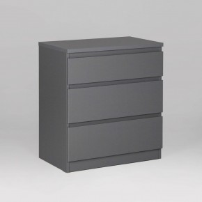 2.03.02.060.4 КАСТОР комод 3 ящика RU серый в Заречном - zarechnyy.ok-mebel.com | фото