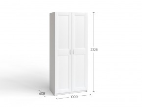 2.06.01.050.4 МАКС шкаф 2 двери 100х61х233 серый RU в Заречном - zarechnyy.ok-mebel.com | фото 4