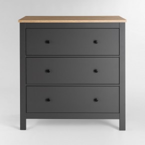 2.08.02.020.15 САГА комод 3 ящика серый/ясень в Заречном - zarechnyy.ok-mebel.com | фото 2