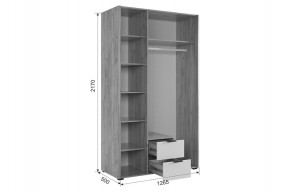 АДАМ К1 Спальный гарнитур (белое дерево) в Заречном - zarechnyy.ok-mebel.com | фото 3