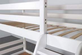 АДЕЛЬ Кровать двухъярусная с наклонной лестницей (белый) в Заречном - zarechnyy.ok-mebel.com | фото 6