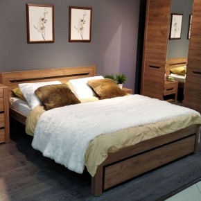 АФИНА А3 Кровать 1600 (крафт) в Заречном - zarechnyy.ok-mebel.com | фото 4