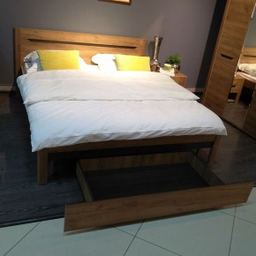 АФИНА А3 Кровать 1600 (крафт) в Заречном - zarechnyy.ok-mebel.com | фото 5