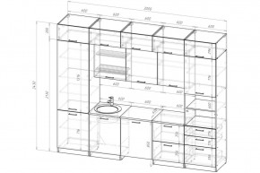 АНТИКА Кухонный гарнитур Экстра 5 (3000 мм) в Заречном - zarechnyy.ok-mebel.com | фото 2