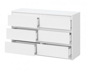 АЙДЕН КМ06-1200 Комод 6 ящиков (белый) в Заречном - zarechnyy.ok-mebel.com | фото 2