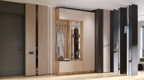 БАВАРИЯ Прихожая (дуб вотан/кашемир) в Заречном - zarechnyy.ok-mebel.com | фото