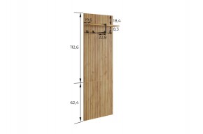 БОДРУМ Прихожая (модульная) дуб крафт золотой в Заречном - zarechnyy.ok-mebel.com | фото 2