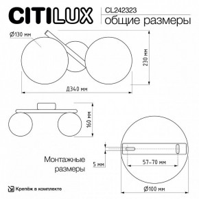 Бра Citilux Ronny CL242323 в Заречном - zarechnyy.ok-mebel.com | фото 9