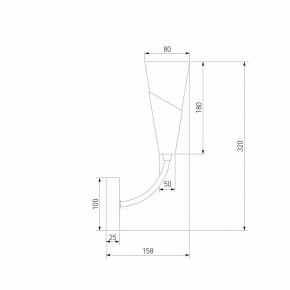 Бра Eurosvet Rhyton 60167/1 никель в Заречном - zarechnyy.ok-mebel.com | фото 6