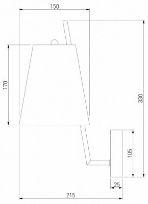 Бра Eurosvet Topanga 60173/1 латунь в Заречном - zarechnyy.ok-mebel.com | фото 5