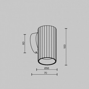 Бра Maytoni Calipso C106WL-01-GU10-B в Заречном - zarechnyy.ok-mebel.com | фото 6