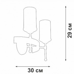 Бра Vitaluce V1813 V1813-7/2A в Заречном - zarechnyy.ok-mebel.com | фото 2