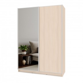 БРАУН Б662 Шкаф-купе (дуб млечный) в Заречном - zarechnyy.ok-mebel.com | фото