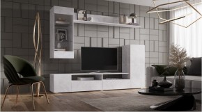 ДАЛЛАС Гостиная (модульная) цемент светлый в Заречном - zarechnyy.ok-mebel.com | фото