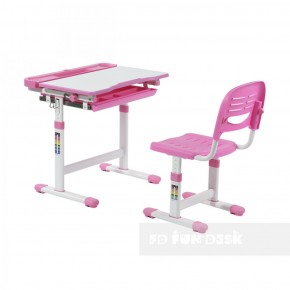 Комплект парта + стул трансформеры Cantare Pink в Заречном - zarechnyy.ok-mebel.com | фото 2
