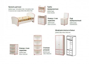 Набор мебели для детской Юниор-10 (с кроватью 800*1600) ЛДСП в Заречном - zarechnyy.ok-mebel.com | фото 2