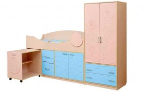 Набор мебели для детской Юниор -12.2 (700*1860) МДФ матовый в Заречном - zarechnyy.ok-mebel.com | фото 1