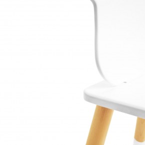Детский комплект стол и два стула «Корона» Rolti Baby (белый/береза, массив березы/мдф) в Заречном - zarechnyy.ok-mebel.com | фото 2