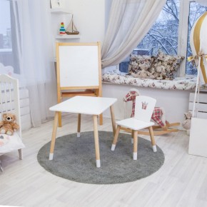Детский комплект стол и стул «Корона» Rolti Baby (белый/береза, массив березы/мдф) в Заречном - zarechnyy.ok-mebel.com | фото 3