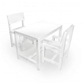 Детский растущий комплект стол и два стула  Я САМ "Лофт" (Белый, Белый) в Заречном - zarechnyy.ok-mebel.com | фото