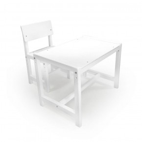 Детский растущий комплект стол и стул Я САМ "Лофт" (Белый, Белый) в Заречном - zarechnyy.ok-mebel.com | фото