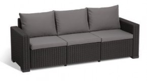 Диван Калифорния 3-х местный (California 3 Sofa), графит в Заречном - zarechnyy.ok-mebel.com | фото 2