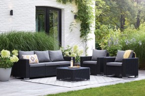 Диван Калифорния 3-х местный (California 3 Sofa), графит в Заречном - zarechnyy.ok-mebel.com | фото 3
