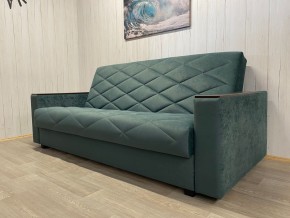 Диван Престиж-15 (НПБ+МДФ) велюр Sensey bottle green в Заречном - zarechnyy.ok-mebel.com | фото 3