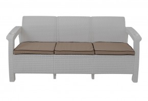 Диван Yalta Premium Sofa 3 Set (Ялта) белый (+подушки под спину) в Заречном - zarechnyy.ok-mebel.com | фото 2
