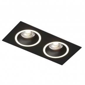 DK2062-BK Встраиваемый светильник, IP 20, до 15 Вт, GU10, LED, черный, алюминий в Заречном - zarechnyy.ok-mebel.com | фото