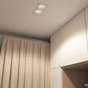 DK2062-WH Встраиваемый светильник, IP 20, до 15 Вт, GU10, LED, белый, алюминий в Заречном - zarechnyy.ok-mebel.com | фото 4