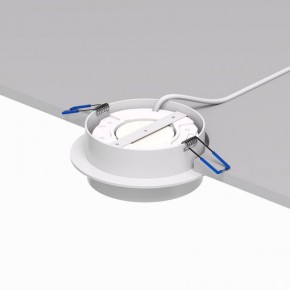 DK2090-WH Встраиваемый светильник FLAT, IP 20, до 15 Вт, GX53, LED, белый, алюминий в Заречном - zarechnyy.ok-mebel.com | фото 3