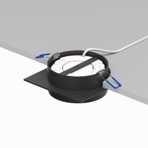 DK2091-BK Встраиваемый светильник FLAT, IP 20, до 15 Вт, GX53, LED, черный, алюминий в Заречном - zarechnyy.ok-mebel.com | фото 4