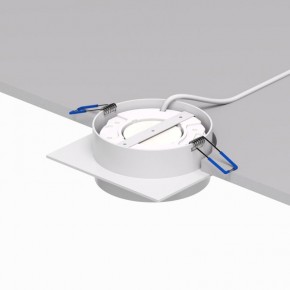 DK2091-WH Встраиваемый светильник FLAT, IP 20, до 15 Вт, GX53, LED, белый, алюминий в Заречном - zarechnyy.ok-mebel.com | фото 4