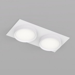 DK2092-WH Встраиваемый светильник FLAT, IP 20, до 15 Вт, GX53, LED, белый, алюминий в Заречном - zarechnyy.ok-mebel.com | фото 2