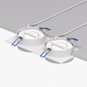 DK2092-WH Встраиваемый светильник FLAT, IP 20, до 15 Вт, GX53, LED, белый, алюминий в Заречном - zarechnyy.ok-mebel.com | фото 4