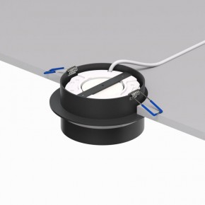 DK2100-BK Встраиваемый светильник NIKO, IP 20, до 15 Вт, GX53, LED, черный, акрил, алюминий в Заречном - zarechnyy.ok-mebel.com | фото 4