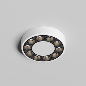 DK2440-WB Встраиваемый светильник DUAL 5+5 Вт, LED 4000K, IP 20, d90mm, белый/черный, алюминий/акрил в Заречном - zarechnyy.ok-mebel.com | фото 3