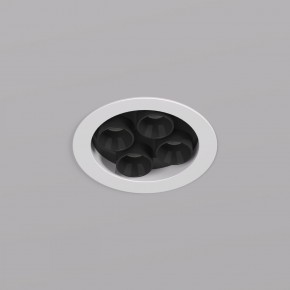 DK2510-WB Встраиваемый светильник SPACE со светодиодом d65 220V 8W 38° 4000К IP20 белый/черный алюминий в Заречном - zarechnyy.ok-mebel.com | фото 2