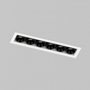 DK2514-WB Встраиваемый светильник SPACE со светодиодом L126mm 220V 10W 38° 4000К IP20 белый/черный алюминий в Заречном - zarechnyy.ok-mebel.com | фото 2