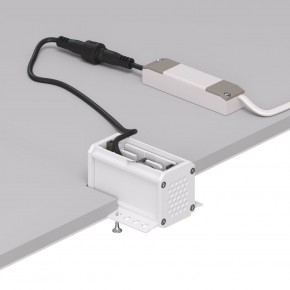 DK2530-WB Встраиваемый светильник SPACE со светодиодом под шпатлевку L69mm 220V 6W 38° 4000К IP20 белый/черный алюминий в Заречном - zarechnyy.ok-mebel.com | фото 5