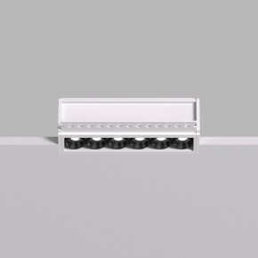 DK2531-WB Встраиваемый светильник SPACE со светодиодом под шпатлевку L126mm 220V 10W 38° 4000К IP20 белый/черный алюминий в Заречном - zarechnyy.ok-mebel.com | фото 3