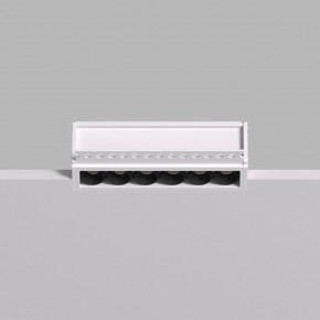 DK2531-WB Встраиваемый светильник SPACE со светодиодом под шпатлевку L126mm 220V 10W 38° 4000К IP20 белый/черный алюминий в Заречном - zarechnyy.ok-mebel.com | фото 4