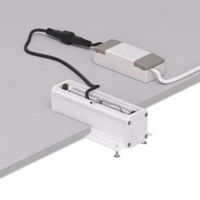 DK2531-WB Встраиваемый светильник SPACE со светодиодом под шпатлевку L126mm 220V 10W 38° 4000К IP20 белый/черный алюминий в Заречном - zarechnyy.ok-mebel.com | фото 5