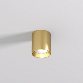 DK2610-SB Накладной светильник SHINE TUBE со светодиодом, D70*H80, IP20, 3000К, 10W, RA?90, сатинированная латунь, алюминий в Заречном - zarechnyy.ok-mebel.com | фото