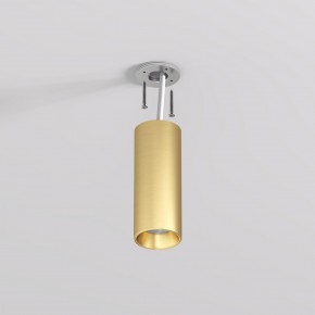 DK2615-SB Накладной светильник SHINE TUBE со светодиодом, D45*H115, IP20, 3000К, 7W, RA?90, сатинированная латунь, алюминий в Заречном - zarechnyy.ok-mebel.com | фото 3