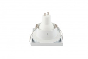 DK3014-WH Встраиваемый светильник влагозащ., IP 44, 50 Вт, GU10, белый, алюминий в Заречном - zarechnyy.ok-mebel.com | фото 5