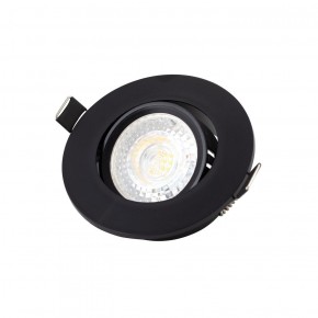 DK3020-BK Встраиваемый светильник, IP 20, 10 Вт, GU5.3, LED, черный, пластик в Заречном - zarechnyy.ok-mebel.com | фото