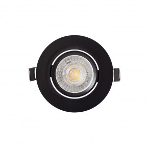 DK3020-BK Встраиваемый светильник, IP 20, 10 Вт, GU5.3, LED, черный, пластик в Заречном - zarechnyy.ok-mebel.com | фото