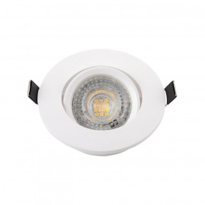 DK3020-WH Встраиваемый светильник, IP 20, 10 Вт, GU5.3, LED, белый, пластик в Заречном - zarechnyy.ok-mebel.com | фото 2